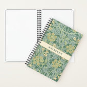 Green Jasmine Floral Pattern Notitieboek (Binnen)