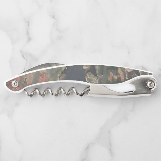 Green Jasper Stone Kijk Kurkentrekker (Achterkant)