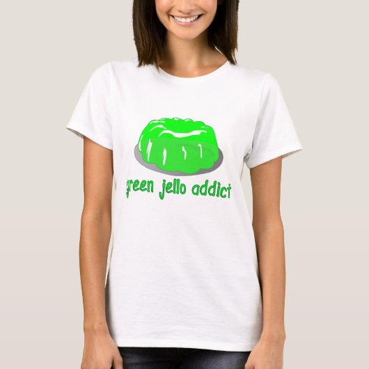 Green Jello Addict T-shirt (Voorkant)