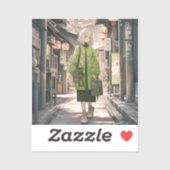 Green JK シール Seal|寿司娘 GenerativeAI Sticker (Vel)