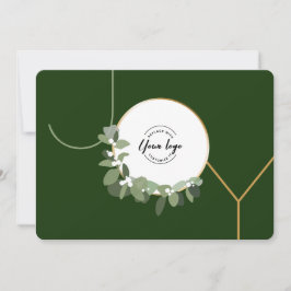 Green Joy  Corporate logo kerst Feestdagenkaart
