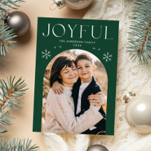 Green Joyful Snowflake Arch Foto