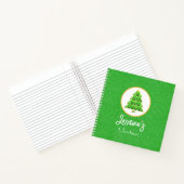 Green Joyoux Noel Sparkling Spiral Notitieboek (Binnen)
