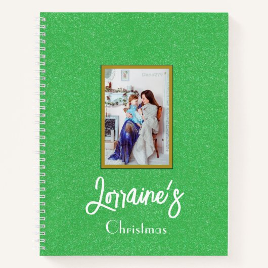 Green Joyoux Noel Spiral Notitieboek (Voorkant)