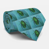 Green June Beetle Stropdas (Opgerold)