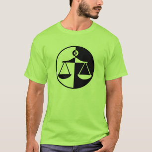 Green Justice Scales T-shirt