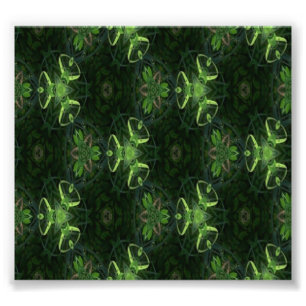 Green Kaleidoscoop 1 Foto Afdruk