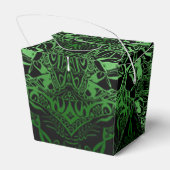 Green Kaleidoscoop Bedankdoosjes (Achterkant)