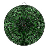 Green Kaleidoscoop Dartbord (Voorkant)
