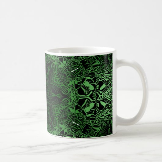 Green Kaleidoscoop Koffiemok (Rechts)