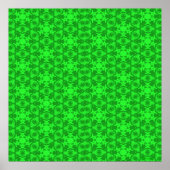 Green Kaleidoscoop Poster (Voorkant)