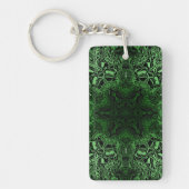 Green Kaleidoscoop Sleutelhanger (Voorkant)