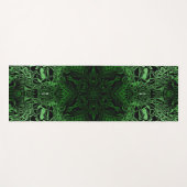 Green Kaleidoscoop Yogamat (Voorkant (horizontaal))