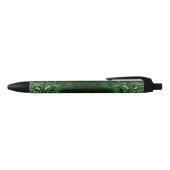 Green Kaleidoscoop Zwarte Inkt Pen (Bovenkant)
