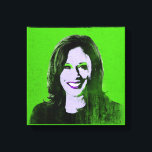 Green Kamala Harris Pop Art Canvas Afdruk<br><div class="desc">Politieke Pop Art Gear en Politieke Gifts van PolitiClothes.com & PolitiCardz.com Vind de meest unieke verkiezingen en politieke cadeaus, waaronder: politieke T-shirts, politieke Bumperstickers, politieke Buttonnen, politieke Posters, politieke spelden, politieke Kaarten, politieke Mokken, politieke Posters, politieke handtekeningen en nog veel meer! Politieke kunst en kunst: http://www.PolitiClothes.com Politieke Kaarten en geschenken:...</div>