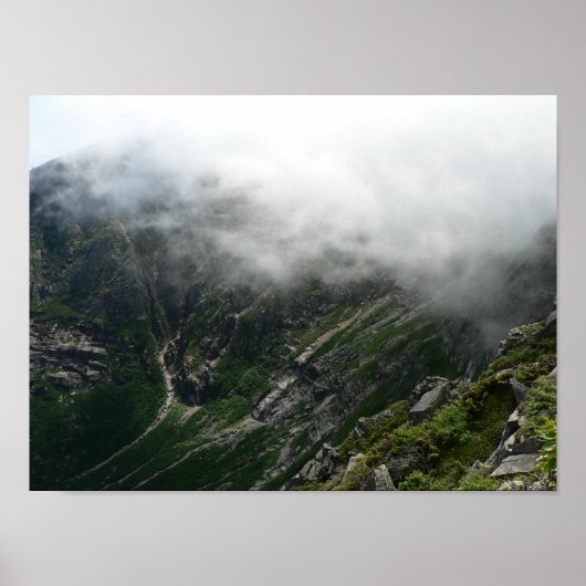Green Katahdin Mountainside, Maine Poster (Voorkant)