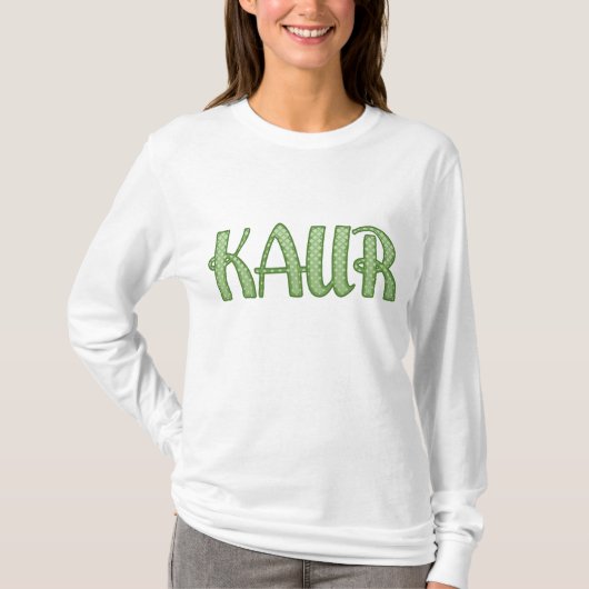 Green Kaur T-shirt (Voorkant)