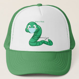 Green Kawaii Worm Thunder_Cove Trucker Pet