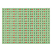 Green Kerstbeige Rope Topiary Tablecloth Tafelkleed (Voorkant (Horizontaal))