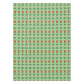 Green Kerstbeige Rope Topiary Tablecloth Tafelkleed (Voorkant)