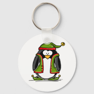 Green Kerstmis Elf Sleutelhanger