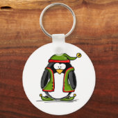 Green Kerstmis Elf Sleutelhanger (Voorkant)