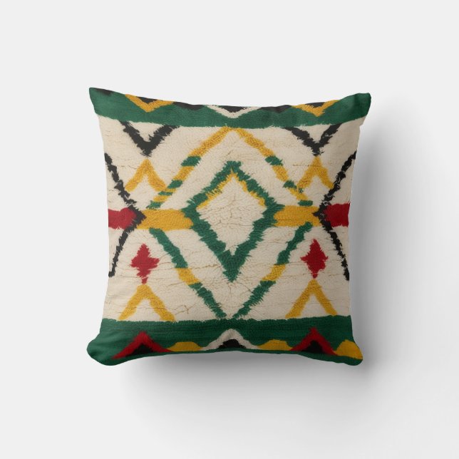 Green Kilim Pillow: het perfecte accent Kussen (Voorkant)