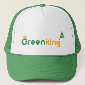 GREEN King HAT KING Trucker Pet