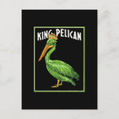 Green King Pelican Briefkaart (Voorkant)