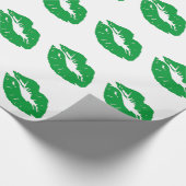 Green Kiss/Irish Cadeaupapier (Hoek)