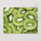 Green Kiwi Abstract Pattern Briefkaart (Voorkant)