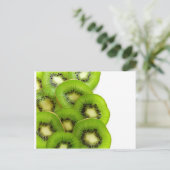 Green Kiwi Fruit Briefkaart (Staand voorkant)