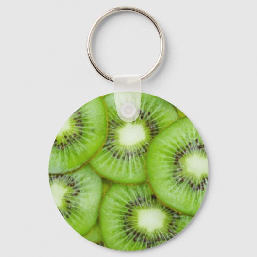 Green Kiwi Fruit Sleutelhanger (Voorkant)