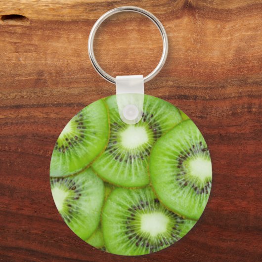 Green Kiwi Fruit Sleutelhanger (Voorkant)