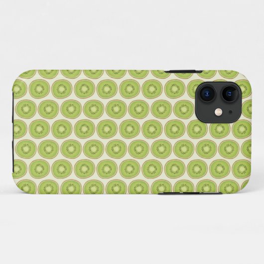 Green Kiwi Pattern Case-Mate iPhone Case (Achterkant (horizontaal))