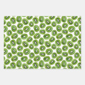 Green Kiwi Pattern Inpakpapier Vel (Voorkant 2)