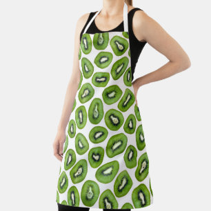 Green Kiwi Pattern Schort