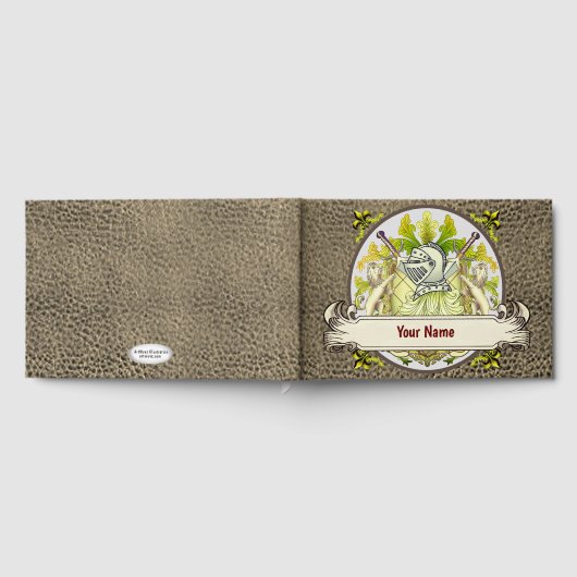 Green Knight Family Crest Achternaam boek (Volledig)