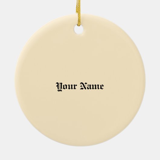 Green Knight Family Crest Achternaam ornament (Achterkant)