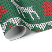 GREEN KNITTED CHRISTMAS SWEATER CADEAUPAPIER (Rol Hoek)