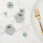 Green Koala Beer Baby shower Confetti (Groep)