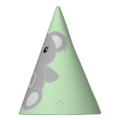 Green Koala Beer Birthday Party Feesthoedjes (Rechts)