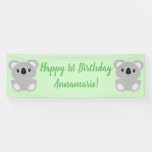 Green Koala Beer Birthday Party Spandoek