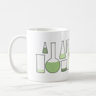 Green Laboratory Glassware Koffiemok