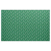 Green Lacrosse White Sticks gepatterd Stof (Fat Quarter)