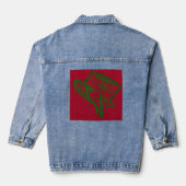 Green Lady Denim Jacket (Achterkant)