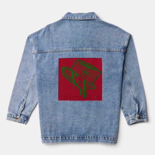 Green Lady Denim Jacket (Achterkant)