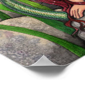 Green Lagoon Mermaid Art Poster Print (Hoek)