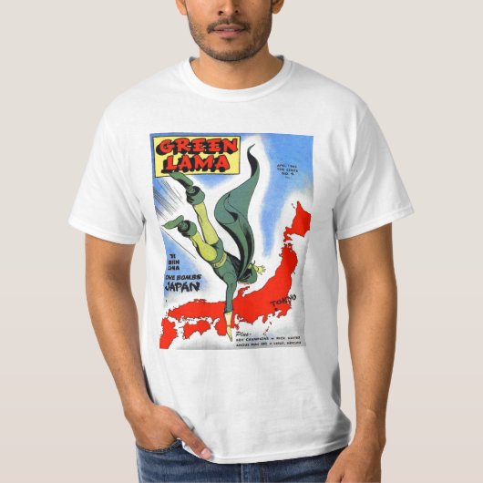 Green Lama #4 T-shirt (Voorkant)