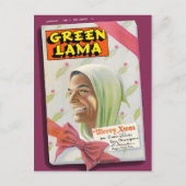 Green Lama 7 Briefkaart (Voorkant)